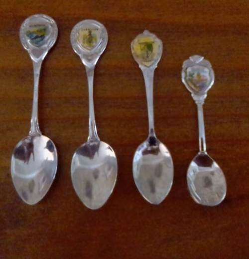 Other Metalware VINTAGE SOUVENIR SPOONS (4 SPOONS) for sale in Cape